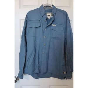 Mens Dakota Grizzly button up long sleeve outdoor shirt size L